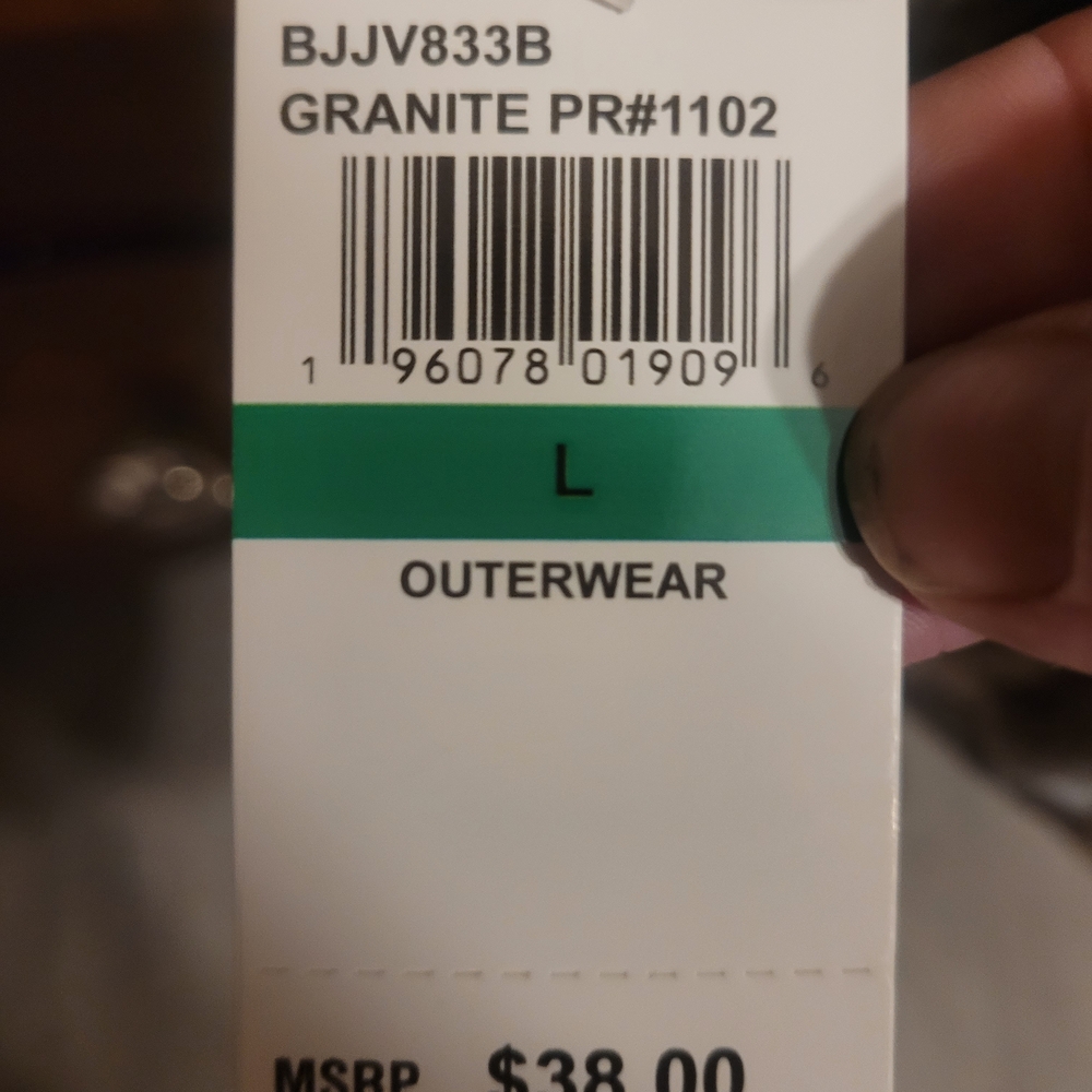 Kohl's Gray Quilted Puffer Vest with Faux Fur Trim - Picture 4 of 4